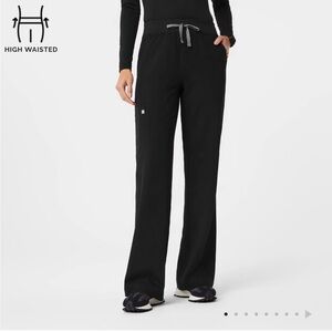 Figs High Waisted Isabel Wide Leg Scrub Pants